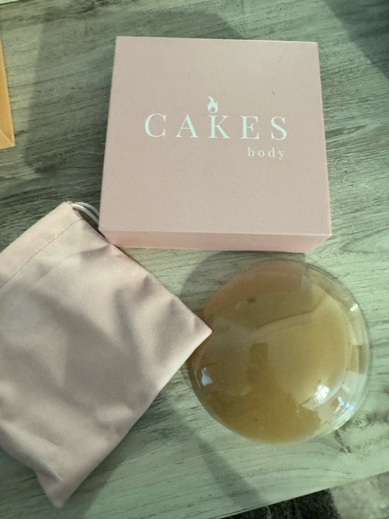 Cake Other - Cake Nude Silicone Adhesive Bra Cups with Pink Storage Pouch